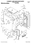 Diagram for 01 - Cabinet Liner And Door Parts