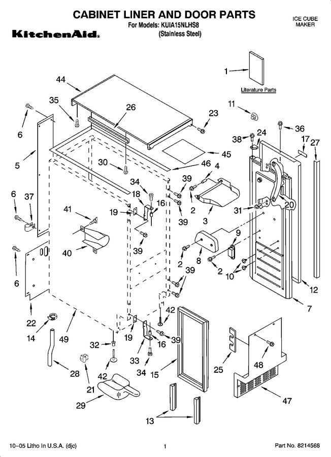 Diagram for KUIA15NLHS8