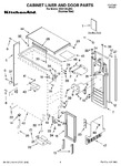 Diagram for 01 - Cabinet Liner And Door Parts