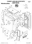 Diagram for 01 - Cabinet Liner And Door Parts