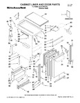 Diagram for 01 - Cabinet Liner And Door Parts