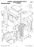 Diagram for 01 - Cabinet Liner And Door Parts
