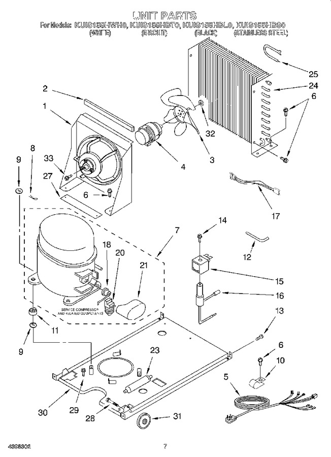 Diagram for KUIS155HWH0
