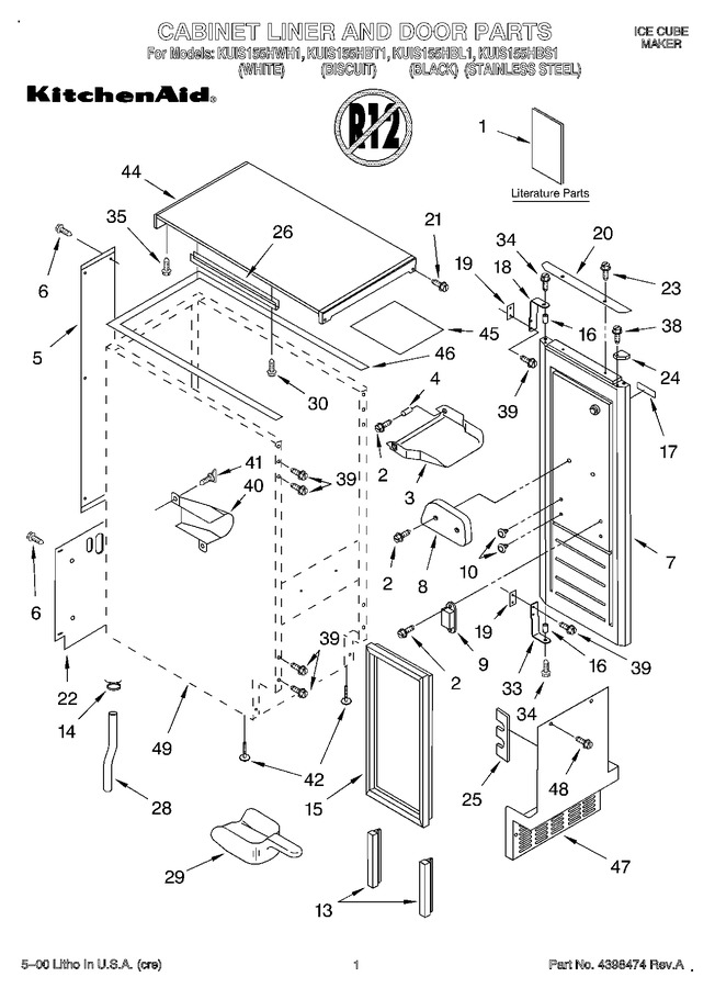Diagram for KUIS155HWH1