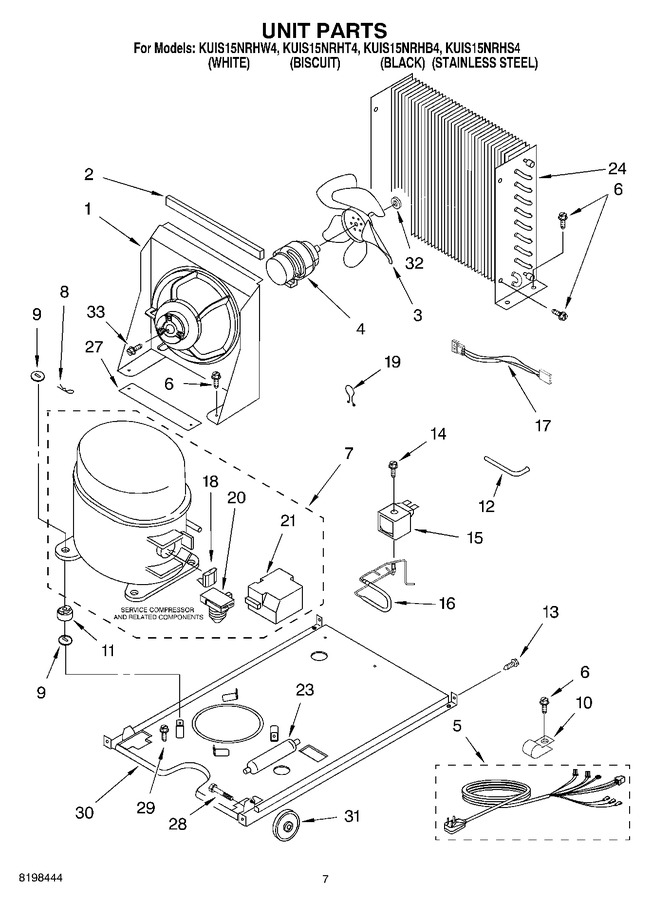 Diagram for KUIS15NRHB4