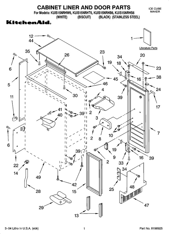 Diagram for KUIS15NRHT6