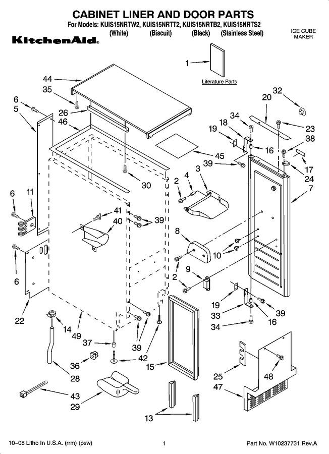Diagram for KUIS15NRTW2