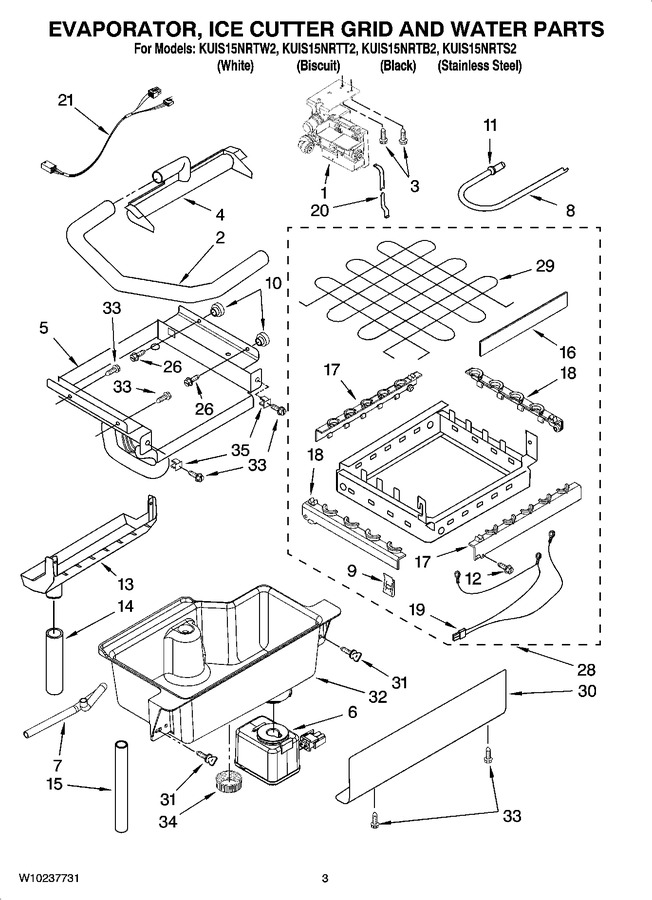 Diagram for KUIS15NRTW2