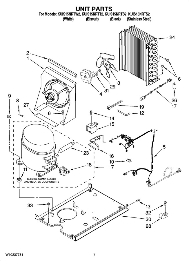 Diagram for KUIS15NRTW2