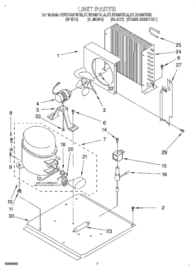 Diagram for KUIS185FWH0