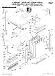 Diagram for 01 - Cabinet Liner And Door, Lit/optional