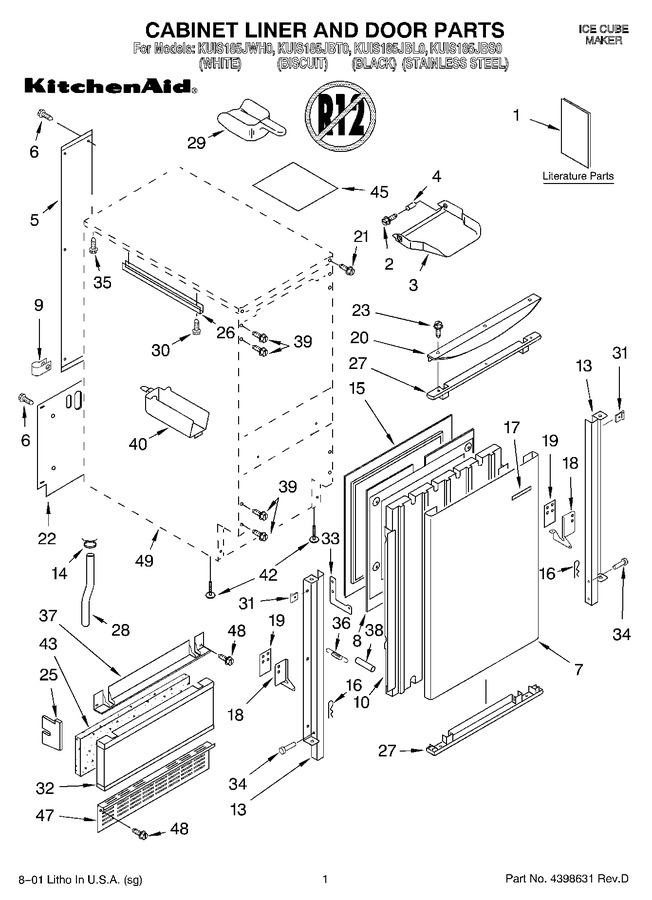 Diagram for KUIS185JBL0