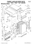 Diagram for 01 - Cabinet Liner And Door Parts