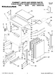 Diagram for 01 - Cabinet Liner And Door Parts