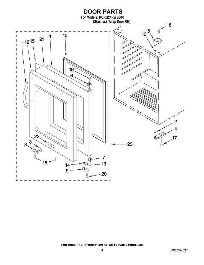 Diagram for KURG24RWBS10