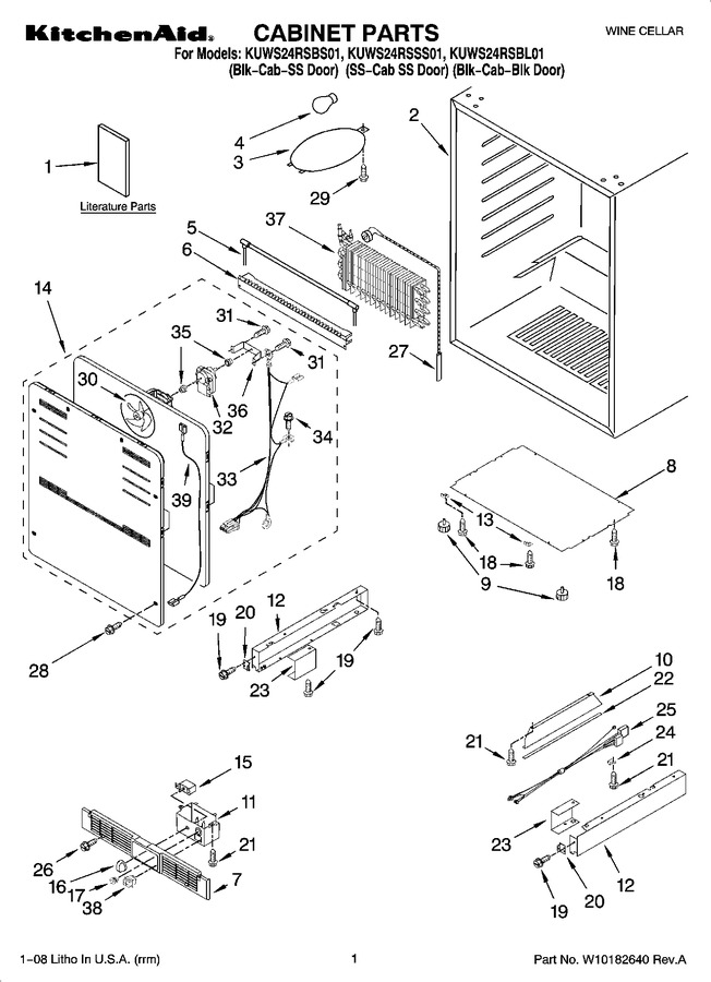 Diagram for KUWS24RSBL01
