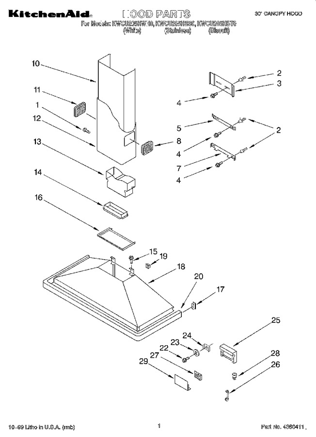 Diagram for KWCU205HWH0