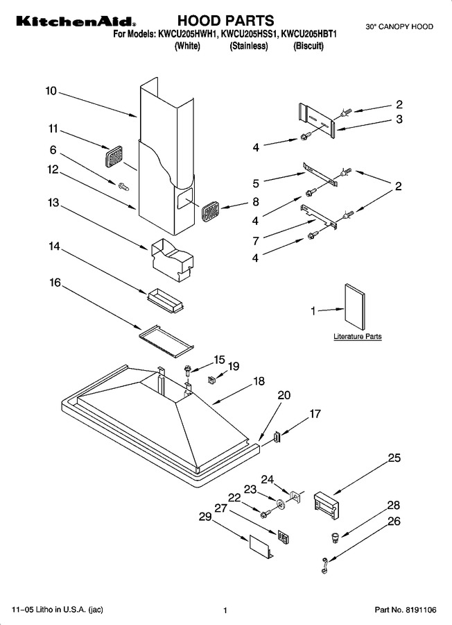 Diagram for KWCU205HBT1