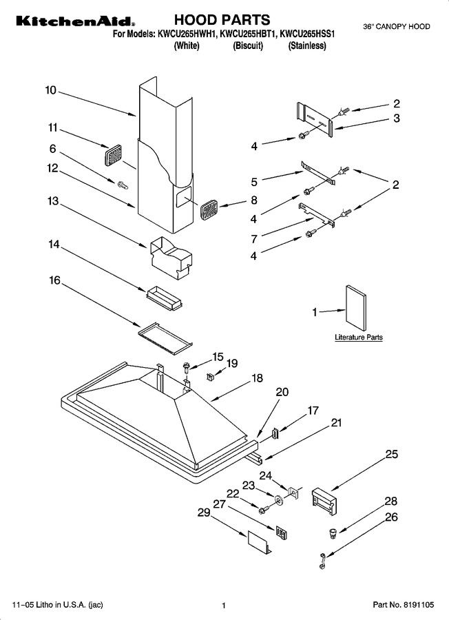 Diagram for KWCU265HSS1