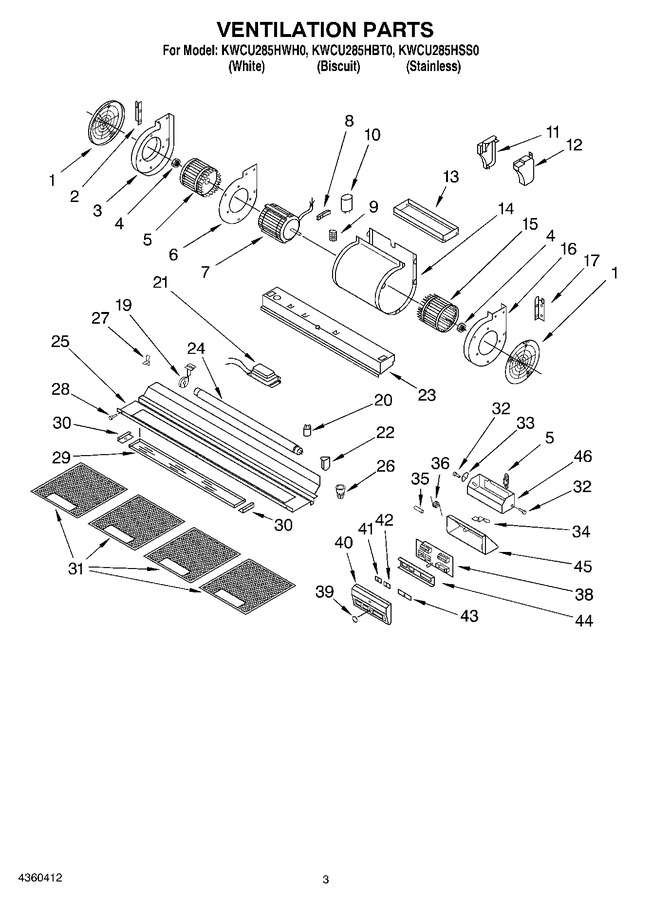 Diagram for KWCU285HBT0