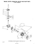 Diagram for 06 - Brake, Clutch, Gearcase, Motor And Pump