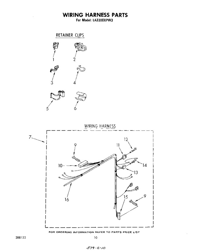 Diagram for LA3300XPW3