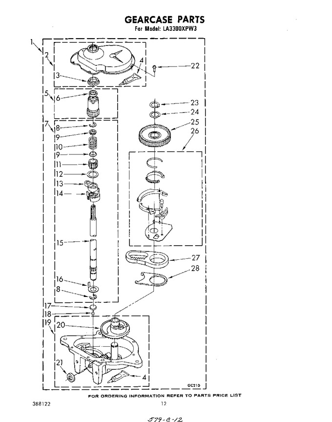 Diagram for LA3300XPW3