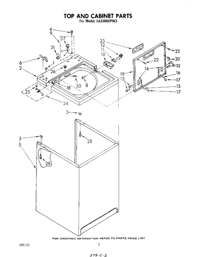 Diagram for LA3300XPW3