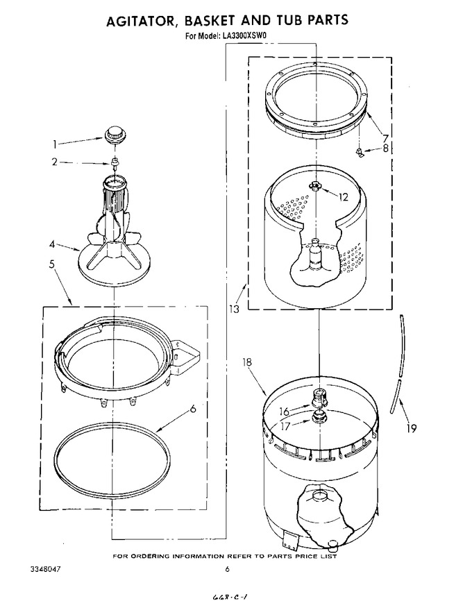 Diagram for LA3300XSW0