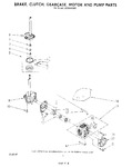 Diagram for 07 - Brake, Clutch, Gearcase, Motor And Pump