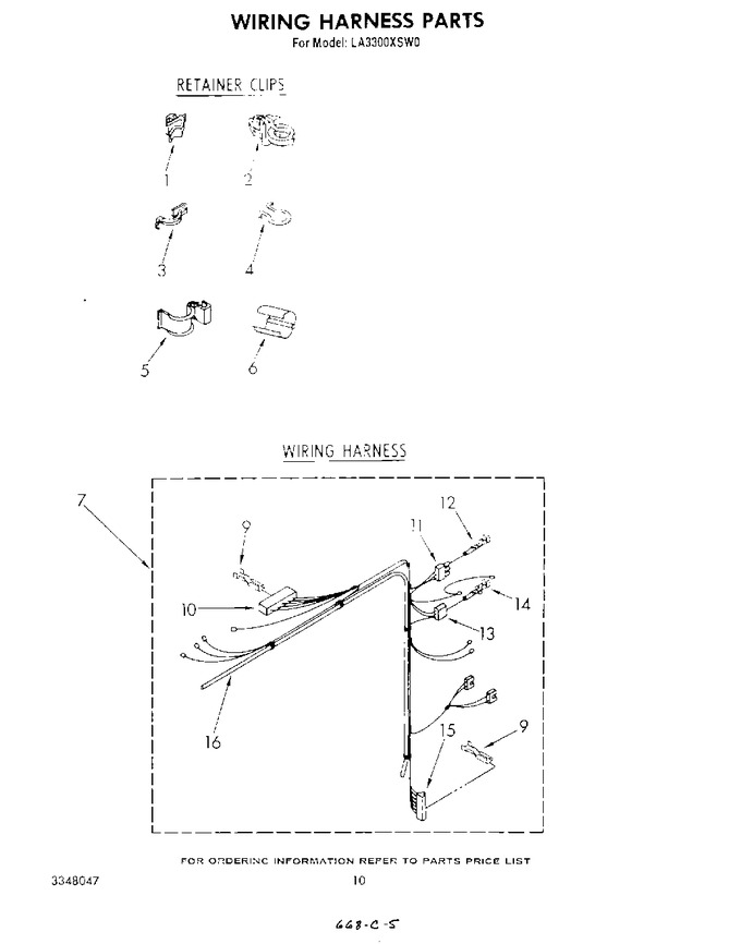 Diagram for LA3300XSW0