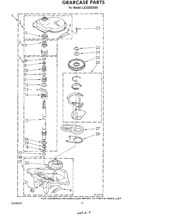 Diagram for LA3300XSW0