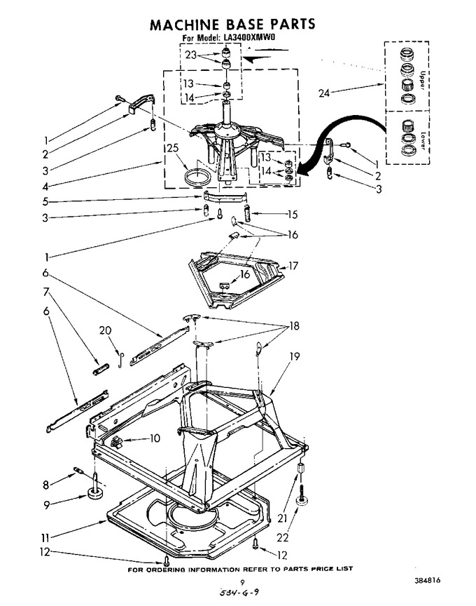 Diagram for LA3400XMW0