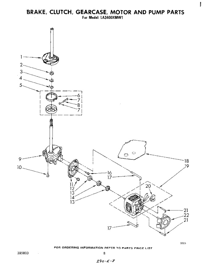 Diagram for LA3400XMW1