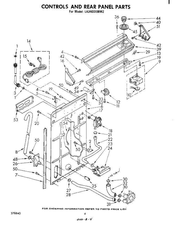 Diagram for LA3400XMW2