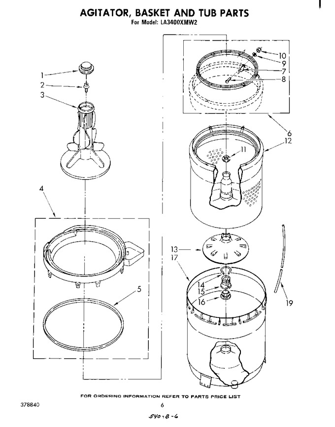 Diagram for LA3400XMW2