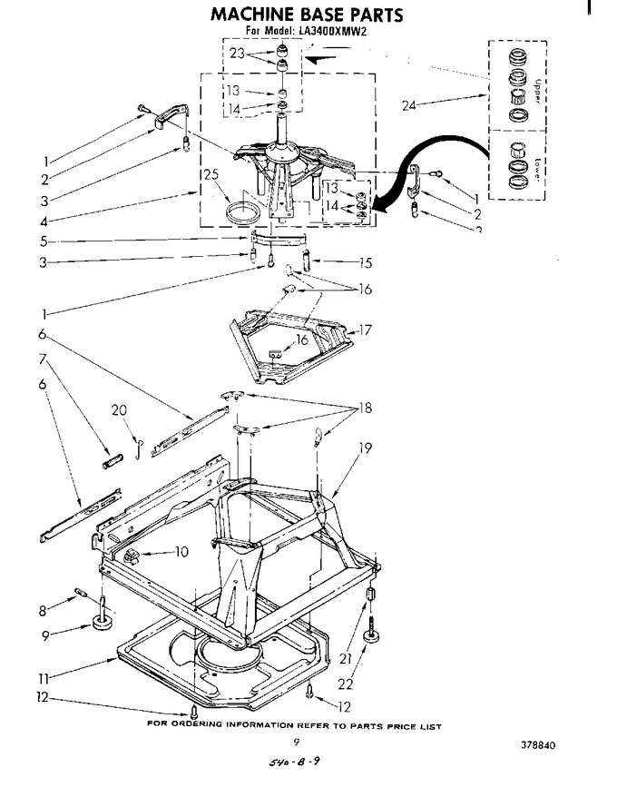Diagram for LA3400XMW2