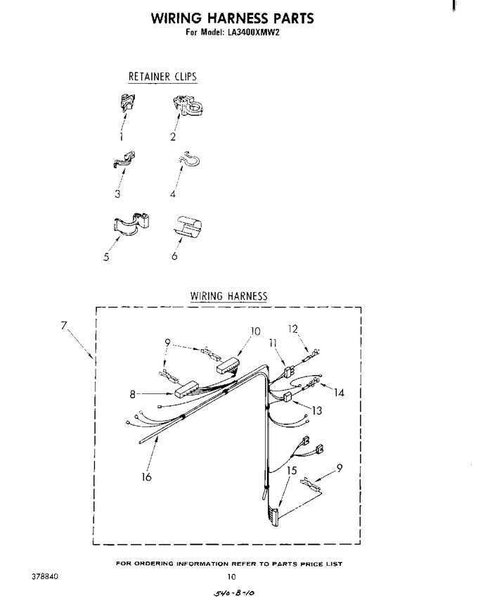 Diagram for LA3400XMW2