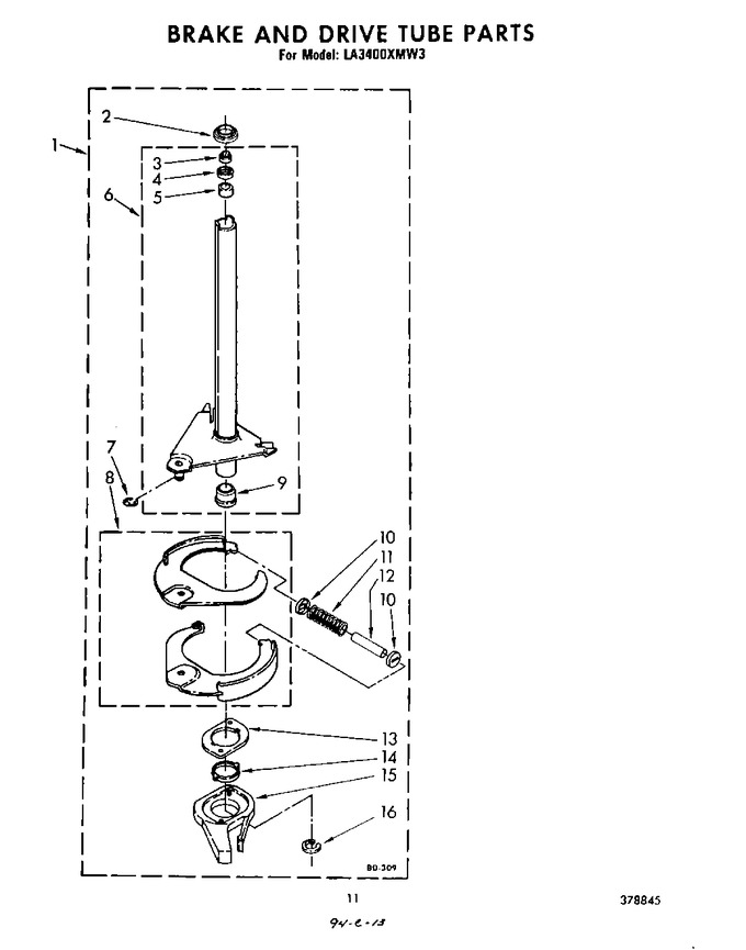 Diagram for LA3400XMW3