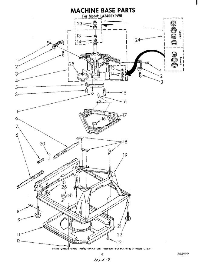 Diagram for LA3400XPW0