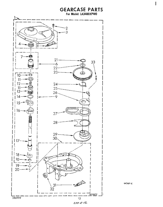 Diagram for LA3400XPW0