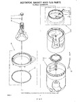 Diagram for 04 - Agitator, Basket And Tub