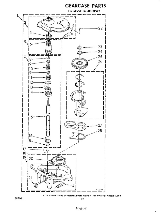Diagram for LA3400XPW1