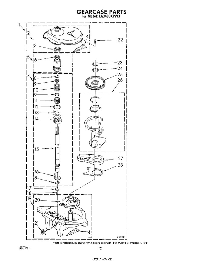Diagram for LA3400XPW3