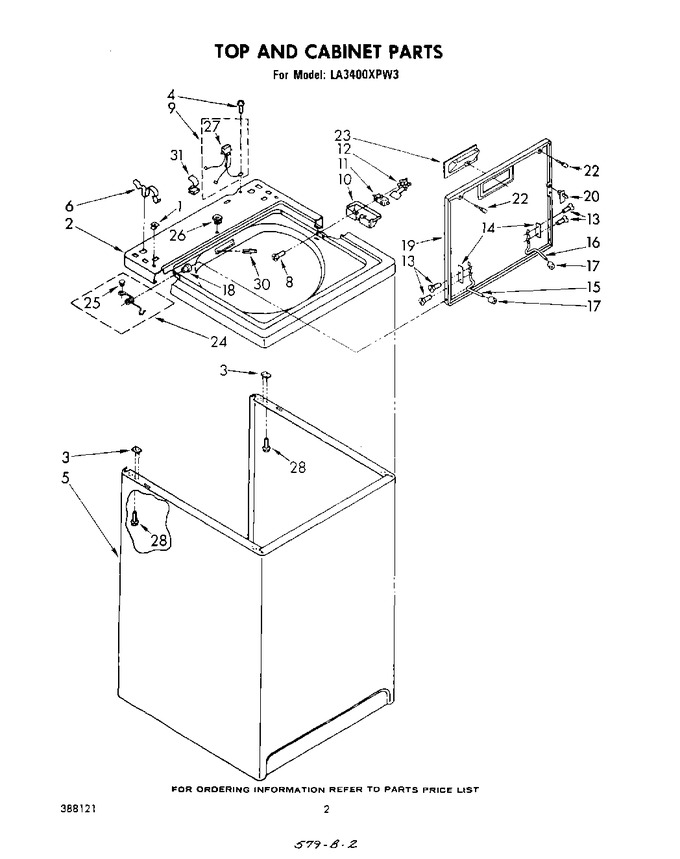 Diagram for LA3400XPW3