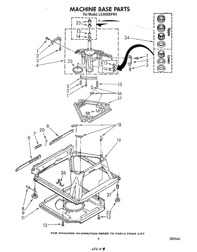 Diagram for LA3400XPW4