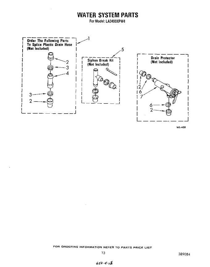 Diagram for LA3400XPW4