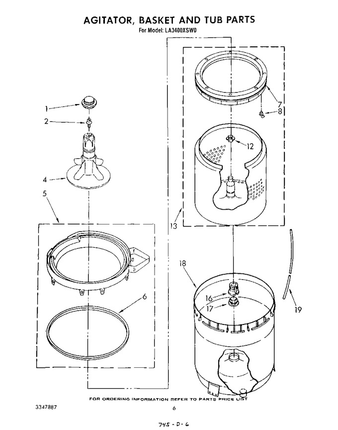 Diagram for LA3400XSW0
