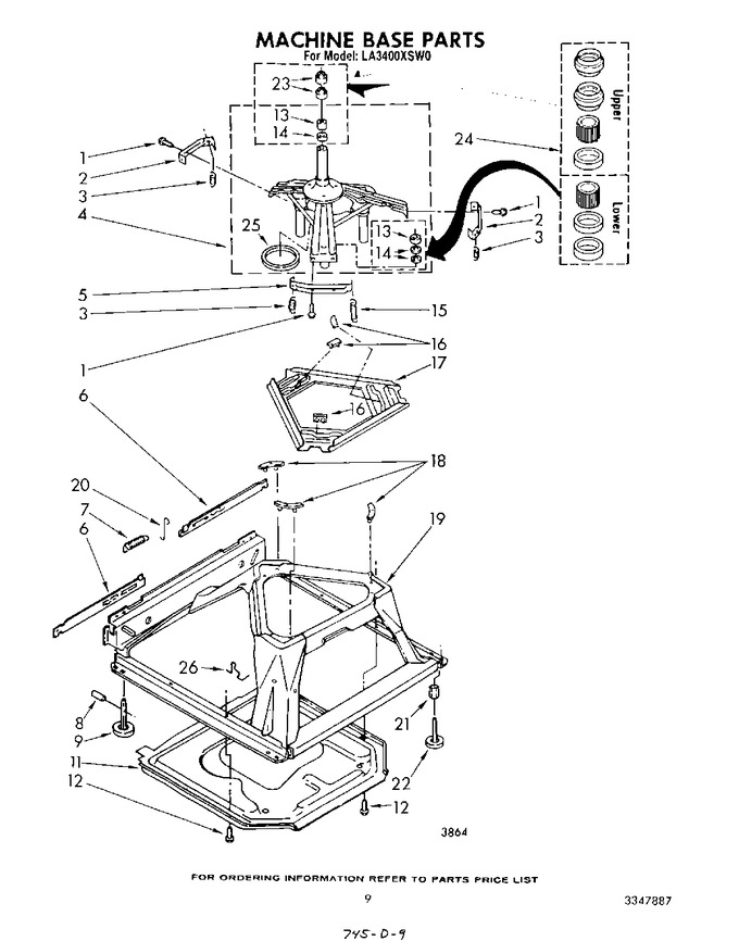 Diagram for LA3400XSW0