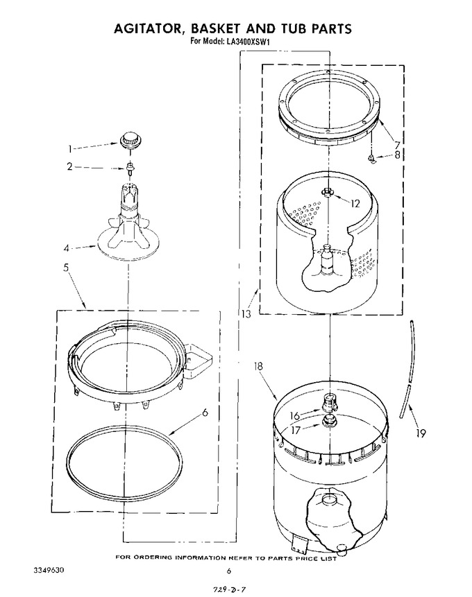 Diagram for LA3400XSW1